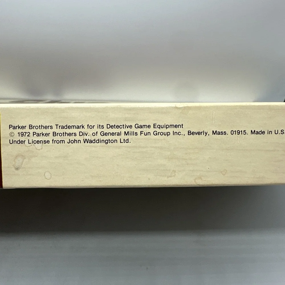 Parker Brothers CLUE‎ Board Game Missing Wrench And Pipe 1972